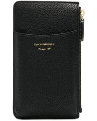 Emporio Armani - Zipped Phone Case - Lyst