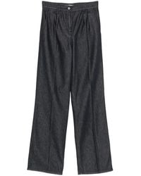 Max Mara - Katoenen Geplooide Jeans - Lyst