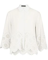 Betty Barclay - Jupe En Broderie Anglaise À Ourlet Festonné - Lyst