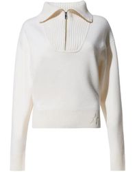 Perfect Moment - Half-Zip Wool & Cashmere Sweater - Lyst
