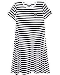 SPORT b. by agnès b. - Logoed Stripe Dress - Lyst