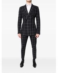 Dolce & Gabbana - Taormina Checked Double-Breasted Suit - Lyst