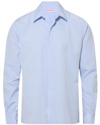 Orlebar Brown - Justin Seersucker Stripe Shirt - Lyst