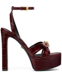 Versace - Gianni Ribbon Sandalen 140Mm - Lyst
