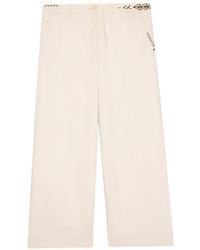 Ottod'Ame - Broek Met Borduurwerk - Lyst