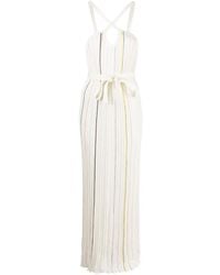 Sonia Rykiel - Striped Pleated Dress - Lyst