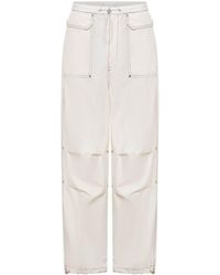Dion Lee - Hongbao Contrast-stitching Wide-leg Trousers - Lyst