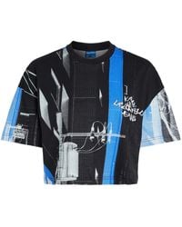 Karl Lagerfeld - Tokyo クロップド Tシャツ - Lyst