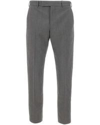 PT Torino - Pantalon À Plis Et Passants De Ceinture - Lyst