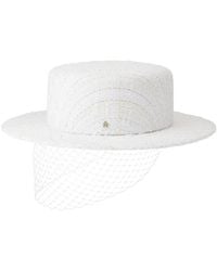 Maison Michel - Kiki Boater Hat - Lyst