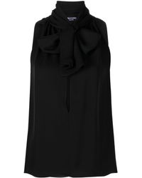 Tom Ford - Scarf-detail Silk Blouse - Lyst