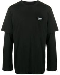 C2H4 - T-Shirt À Design Superposé - Lyst