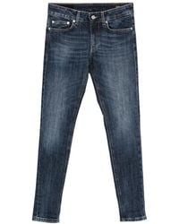 Dondup - Monroe Faded-Wash Skinny Jeans - Lyst