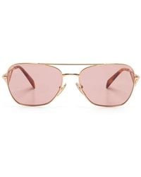Prada - Triangle-Logo Sunglasses - Lyst