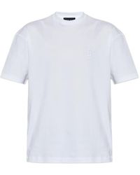 Giorgio Armani - Organic Cotton Interlock Crew-Neck T-Shirt - Lyst