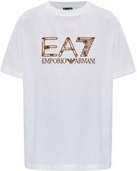 EA7 - Logo T-Shirt - Lyst