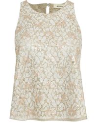 Lethicia Bronstein - Oberteil mit Pailletten - Lyst