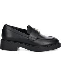 Furla - Metal-Buckle Leather Loafers - Lyst