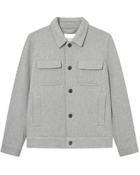 Les Deux - Nash Twill Wool Jacket - Lyst