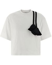 Ferragamo - タッセル Tシャツ - Lyst