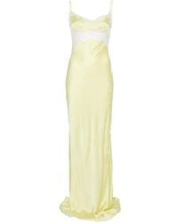 Asta Resort - Arlette Lace-Trim Maxi Dress - Lyst