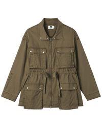 Izzue - Veste À Lien De Resserrage À La Taille - Lyst