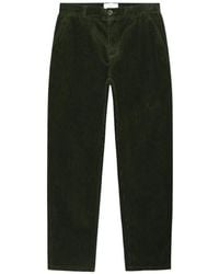 Les Deux - Corduroy Tapered Trousers - Lyst