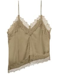 Luisa Cerano - Lace-Trim Top - Lyst