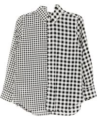 Comme des Garçons - Layered Plaid Shirt - Lyst