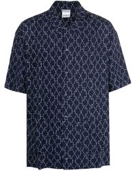 Marcelo Burlon - Stitch Cross-print Pajama Shirt - Lyst
