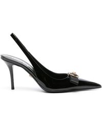 Versace - Zapatos Gianni Ribbon con tacón de 85 mm - Lyst