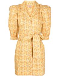 LHD - Vestido Casitas con perezoso estampado - Lyst