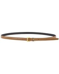 Saint Laurent - Extra Thin Cassandre Belt - Lyst