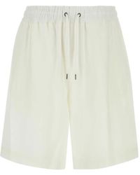 Giorgio Armani - Elasticated-Waist Deck Shorts - Lyst