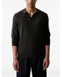 Marc O' Polo - Long-Sleeve Embroidered-Logo Polo Sweater - Lyst