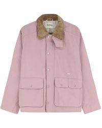 Pompeii3 - Corduroy-Collar Denim Jacket - Lyst