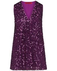 Simon Miller - Fountain Sequin-Embellished Mini Dress - Lyst