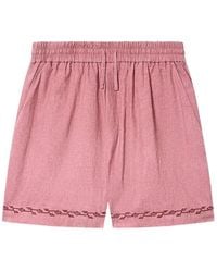 Isabel Marant - Zilan Embroidered Shorts - Lyst