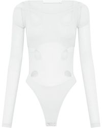 Dion Lee - Langärmeliger Body mit Cut-outs - Lyst
