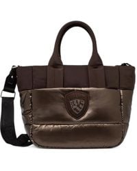Blauer - Quilted Crystal-Embellished Tote Bag - Lyst