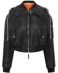 SRVC Studio - Hood-Detail Bomber Jacket - Lyst