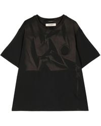 JiyongKim - Sun-Bleached Cotton T-Shirt - Lyst
