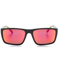 Ferrari - Rectangle-Frame Mirrored Sunglasses - Lyst