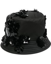 Prada - Sombrero de pescador Re-Nylon con aplique floral - Lyst