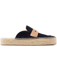 JW Anderson - Suede Loafer Mules - Lyst