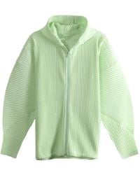 Homme Plissé Issey Miyake - Pleated Hooded Jacket - Lyst