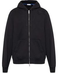 Burberry - Felpa Con Applicazione Equestrian Knight E Cappuccio - Lyst