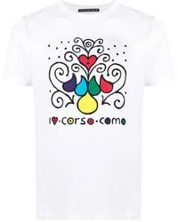 10 Corso Como - Camiseta Con Estampado Gráfico - Lyst