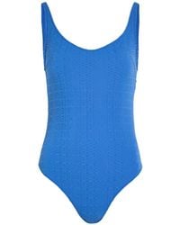Lisa Marie Fernandez - The Marilyn Maillot Seersucker Swimsuit - Lyst
