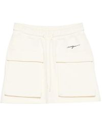 MSGM - Drawstring Mini Skirt - Lyst